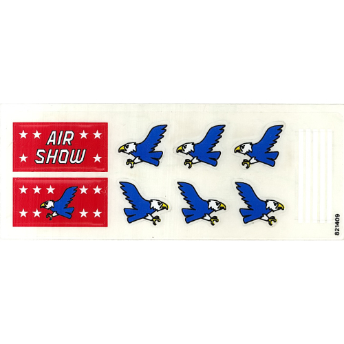 Visuel indicatif Rebrickable de Feuille d’autocollants pour le set 6345-1 (Sticker Sheet for Set 6345-1)