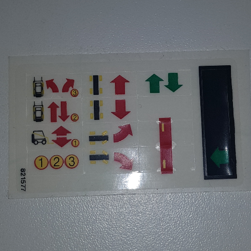 Visuel indicatif Rebrickable de Feuille d’autocollants pour le set 8082-1 (Sticker Sheet for Set 8082-1)