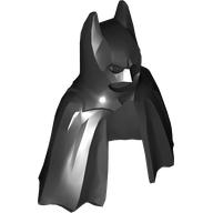 Masque, cagoule Batman avec cape droite, grand (Mask, Batman Cowl with Straight, Wide Cape)