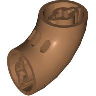 Visuel indicatif Rebrickable de Brique ronde 2 x 2 D. Tube avec coude à 90° et trous d'axe (trous croisés) à chaque extrémité (Brick Round 2 x 2 D. Tube with 90° Elbow and Axle Holes (Crossholes) at Each End)