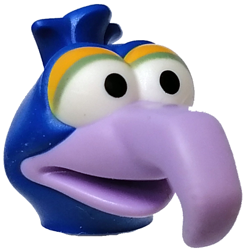 Tête de minifigurine Spécial (Gonzo) (Minifig Head Special (Gonzo))