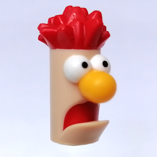 Tête de minifigurine Spécial (Beaker) (Minifig Head Special (Beaker))