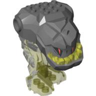 Monstre de roche de corps grand avec le modèle supérieur gris bleu foncé (Body Rock Monster Large with Dark Bluish Gray Top Pattern)