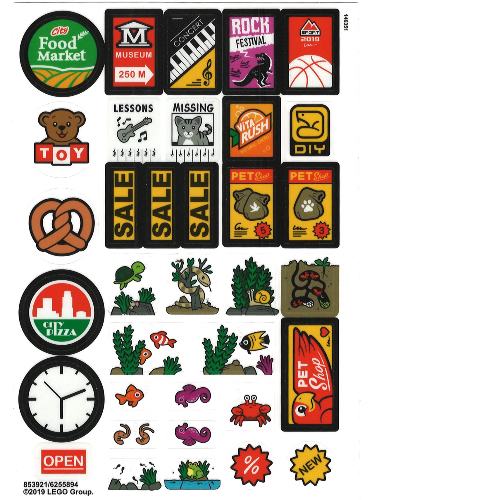 Visuel indicatif Rebrickable de Feuille d'autocollant 4 pour coffret 853921-1 (Sticker Sheet 4 for Set 853921-1)