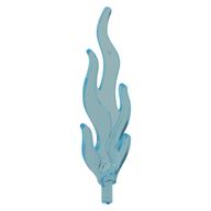 Visuel indicatif Rebrickable de Vague / flamme arrondie grande avec motif transparent transparent marbré (Wave / Flame Rounded Large with Marbled Trans Clear Pattern)