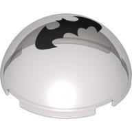 Visuel indicatif Rebrickable de Dôme hémisphère 4 x 4 avec motif imprimé Batman (Dome Hemisphere 4 x 4 with Batman Print)