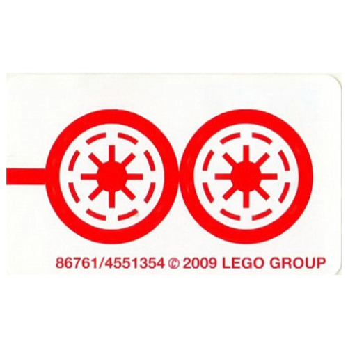 Visuel indicatif Rebrickable de Feuille d’autocollants pour le set 8037-1 (Sticker Sheet for Set 8037-1)