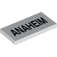 Visuel indicatif Rebrickable de Tuile 2 x 4 avec motif imprimé 'Anaheim' (Tile 2 x 4 with 'Anaheim' Print)
