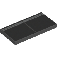 Tuile 2 x 4 avec motif imprimé porte de voiture (Tile 2 x 4 with Car Door Print)