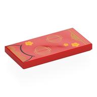 Visuel indicatif Rebrickable de Tuile 2 x 4 avec des fleurs d'or, lampon chinois imprimé (Tile 2 x 4 with Gold Flowers, Chinese Lampoons Print)