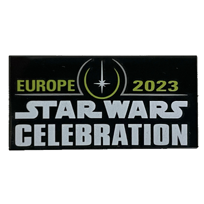 Visuel indicatif Rebrickable de Tuile 2 x 4 avec motif imprimé 'Star Wars Celebration Europe 2023' (Tile 2 x 4 with 'Star Wars Celebration Europe 2023' Print)