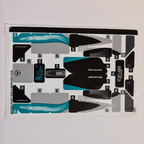 Visuel indicatif Rebrickable de Feuille d'autocollant 2 pour coffret 76909-1 (Sticker Sheet 2 for Set 76909-1)