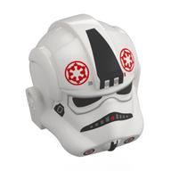 Casque AT-AT / cravate pilote, rouge logo impérial imprimé (Helmet AT-AT / Tie Pilot, Red Imperial Logo Print)