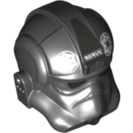 Casque at-at / cravate pilote, logo impérial imprimé (Helmet AT-AT / Tie Pilot, Imperial Logo Print)