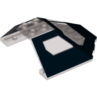 Visuel indicatif Rebrickable de Pare-brise 6 x 6 x 2 auvent avec motif imprimé navette impériale krennic (Windscreen 6 x 6 x 2 Canopy with Krennic's Imperial Shuttle Print)