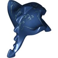 Masque Manta Ray avec motif imprimé blanc (Mask Manta Ray with White Print)