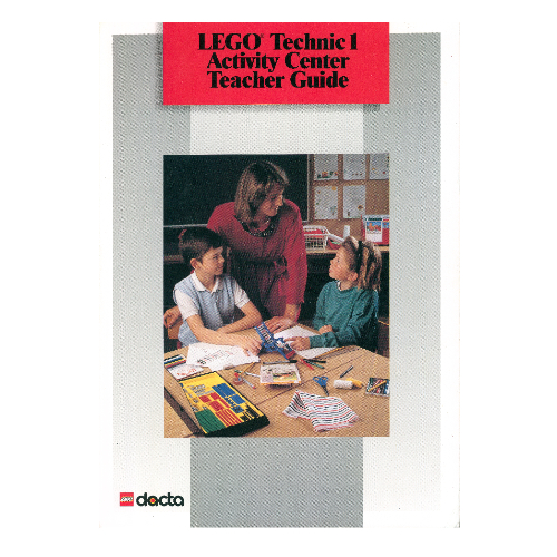Guide du professeur, LEGO Technic 1 centre d'activités (Teacher Guide, LEGO Technic 1 Activity Center)