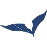 Visuel indicatif Rebrickable de Aile à grande figurine, double avec axe (Large Figure Wing, Double with Axle)
