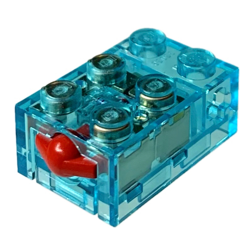 Visuel indicatif Rebrickable de Capteur, toucher avec contact rouge (Sensor, Touch with Red Contact)