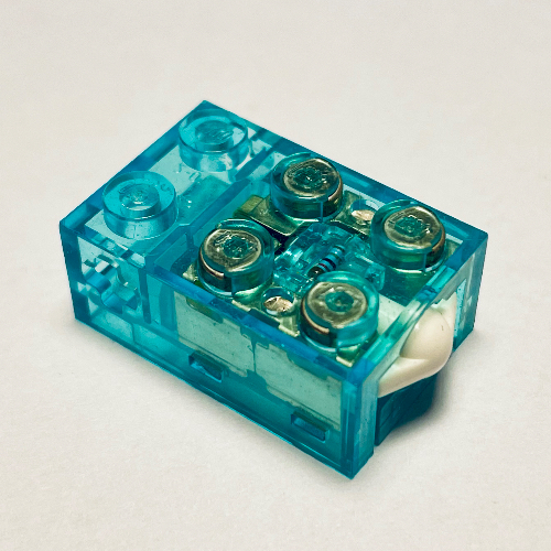 Visuel indicatif Rebrickable de Capteur, contact avec le blanc Contact (Sensor, Touch with White Contact)