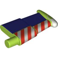 Aile pour combinaison spatiale avec rayures rouges et blanches et surface d'aile violette (Buzz Lightyear) (Wing for Spacesuit with Red and White Stripes and Purple Wing Surface (Buzz Lightyear))