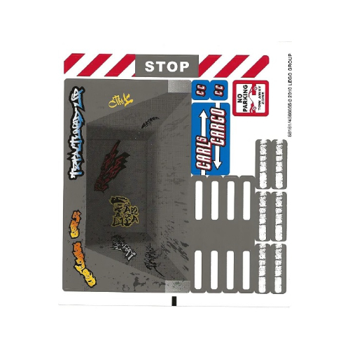 Visuel indicatif Rebrickable de Feuille d'autocollant 1 pour coffret 8198-1 (Sticker Sheet 1 for Set 8198-1)