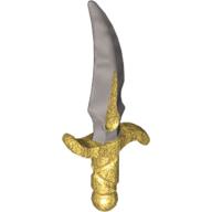 Visuel indicatif Rebrickable de Dague d'arme avec lame gris clair perle (Weapon Dagger with Pearl Light Gray Blade)