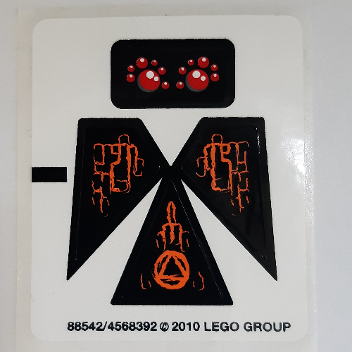 Visuel indicatif Rebrickable de Feuille d’autocollants pour le set 8056-1 (Sticker Sheet for Set 8056-1)