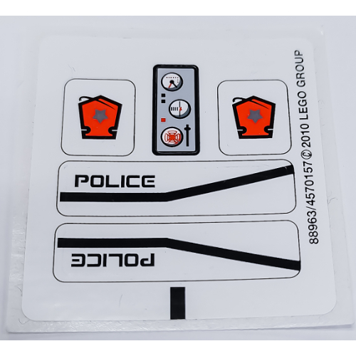 Visuel indicatif Rebrickable de Feuille d’autocollants pour le set 5981-1 (Sticker Sheet for Set 5981-1)