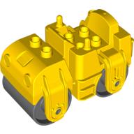 Visuel indicatif Rebrickable de Rouleau compresseur Duplo, assemblage complet (Duplo Steamroller, Complete Assembly)