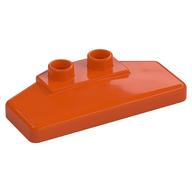 Visuel indicatif Rebrickable de Duplo Spoiler arrière 2 x 4 x 1 / 2 [sans motif] (Duplo Rear Spoiler 2 x 4 x 1 / 2 [Plain])