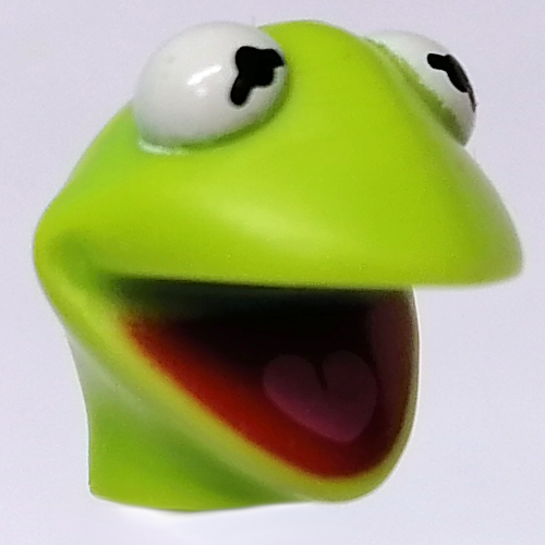 Tête de minifigurine Spécial (Kermit) (Minifig Head Special (Kermit))