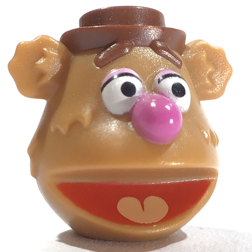 Tête de minifigurine Spécial (Fozzie Bear) (Minifig Head Special (Fozzie Bear))