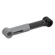 Visuel indicatif Rebrickable de Technic Amortisseur 6.5L avec ressort souple, bobine serrée, tige de piston noir [assemblage complet] (Technic Shock Absorber 6.5L with Soft Spring, Tight Coil, Black Piston Rod [Complete Assembly])
