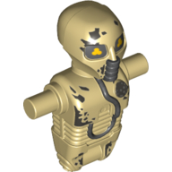 Torse/tête mécanique, 2-1B bustes de droïde médical, éraflures (Torso/Head Mechanical, 2-1B Medical Droid Busts, Scrapes)