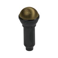 Visuel indicatif Rebrickable de Microphone instrument de musique avec métallisé or haut moitié écran motif imprimé (Musical Instrument Microphone with Metallic Gold Top Half Screen Print)