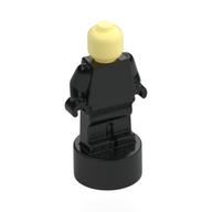 Visuel indicatif Rebrickable de Statuette trophée figurine avec motif de tête jaune clair (Minifig Trophy Statuette with Bright Light Yellow Head Pattern)