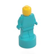 Visuel indicatif Rebrickable de Figurine Trophée Statuette avec motif tête jaune (Minifig Trophy Statuette with Yellow Head Pattern)