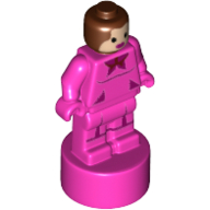 Visuel indicatif Rebrickable de Figurine Trophée Statuette, professeur Dolores Ombrage motif imprimé (Minifig Trophy Statuette, Professor Dolores Umbridge Print)
