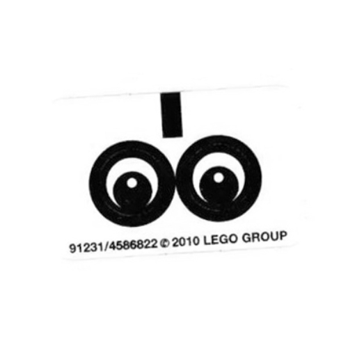 Visuel indicatif Rebrickable de Feuille d’autocollants pour le set 40005-1, 40011-1 (Sticker Sheet for Set 40005-1, 40011-1)