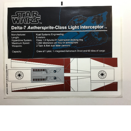 Visuel indicatif Rebrickable de Feuille d’autocollants pour le set 10215-1 (Sticker Sheet for Set 10215-1)