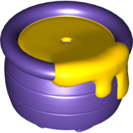 Visuel indicatif Rebrickable de Duplo pot de miel avec base (Duplo Honey Pot with Base)