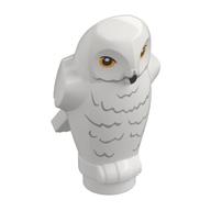 Visuel indicatif Rebrickable de Animal, Oiseau, Petit hibou, Angulaire Caractéristiques avec yeux jaunes et motif imprimé de plumes de poitrine ondulées gris clair (Animal, Bird, Owl Small, Angular Features with Yellow Eyes and Light Bluish Gray Rippled Chest Feathers Print)
