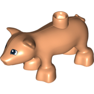Visuel indicatif Rebrickable de Animal Duplo Pig, Motif imprimé yeux carrés (Duplo Animal Pig, Squared Eyes Print)