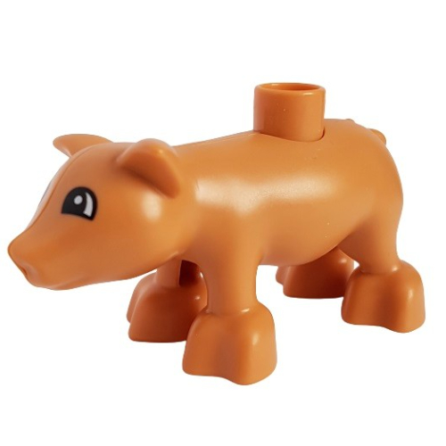 Visuel indicatif Rebrickable de Animal Duplo Pig, Semi-Circulaire Yeux imprimés (Duplo Animal Pig, Semi-Circular Eyes Print)