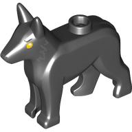 Visuel indicatif Rebrickable de Animal, Chien, Alsacien / Berger Allemand Yeux Jaunes imprimé (Animal, Dog, Alsatian / German Shepherd Yellow Eyes Print)