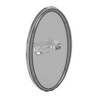 Visuel indicatif Rebrickable de Bouclier ovoïde avec poignée avec motif imprimé bord argenté (Shield Ovoid with Grip with Silver Border Print)