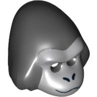 Costume / Masque, Gorille avec motif imprimé Visage Bleu Clair (Costume / Mask, Gorilla with Light Bluish Gray Face Print)