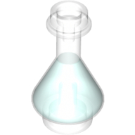 Visuel indicatif Rebrickable de Bouteille d'équipement / erlenmeyer avec motif fluide bleu transparent-lumière (Equipment Bottle / Erlenmeyer Flask with Trans-Light Blue Fluid Pattern)