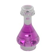 Visuel indicatif Rebrickable de Flacon d'équipement / Erlenmeyer avec motif fluide rose foncé (Equipment Bottle / Erlenmeyer Flask with Dark-Pink Fluid Pattern)